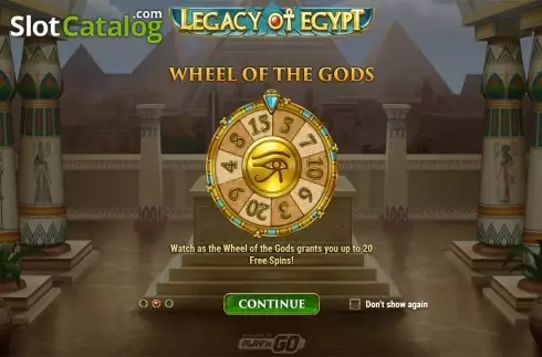 Скрин3. Legacy Of Egypt (Play'n Go) слот