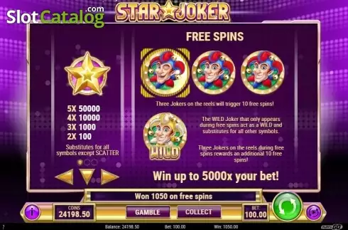 Скрин8. Star Joker слот