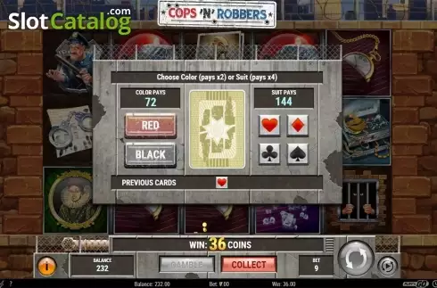 Скрин5. Cops 'N' Robbers 2018 (Play'n Go) слот
