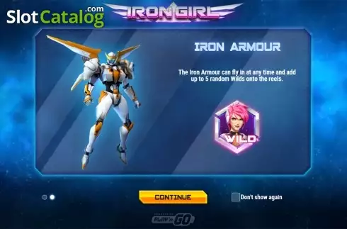 Скрин3. Iron Girl слот