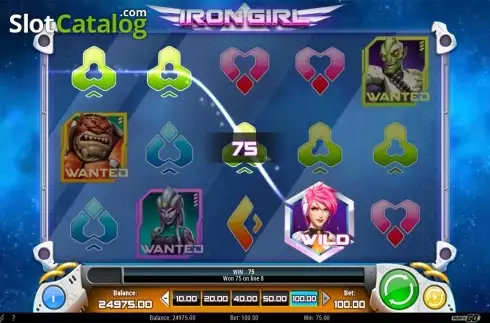 Скрин5. Iron Girl слот