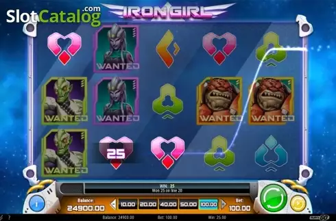 Скрин6. Iron Girl слот
