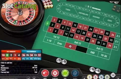 Скрин4. European Roulette Pro (Play'n Go) слот