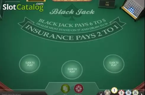 Скрин2. Single Deck Blackjack MH слот