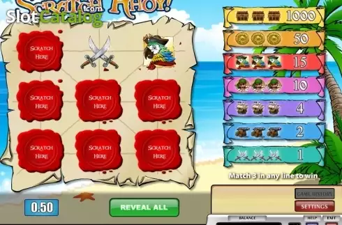 Скрин3. Scratch Ahoy слот