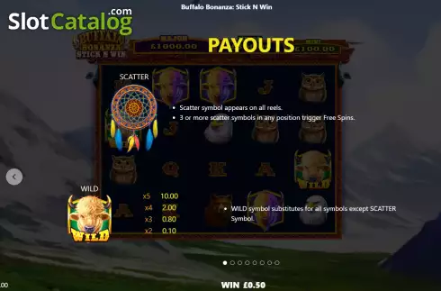 Скрин5. Buffalo Bonanza слот