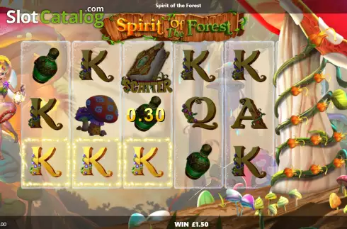 Скрин4. Spirit of the Forest слот