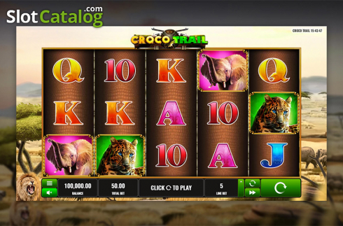 Скрин2. Croco Trail слот