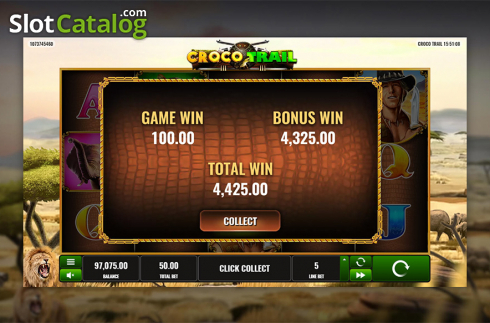Скрин7. Croco Trail слот