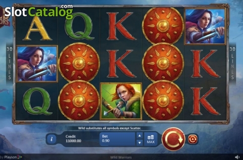Скрин2. Wild Warriors слот