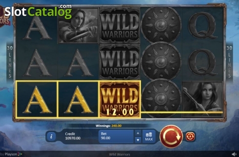 Скрин3. Wild Warriors слот