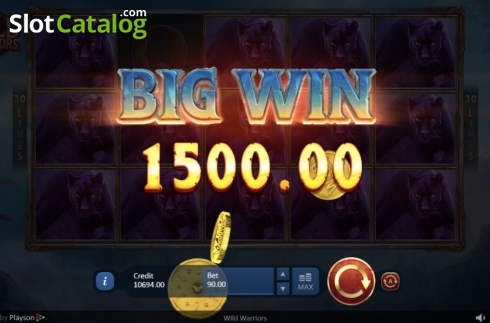 Скрин4. Wild Warriors слот