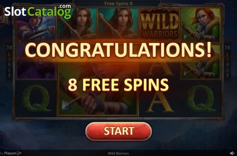 Скрин5. Wild Warriors слот