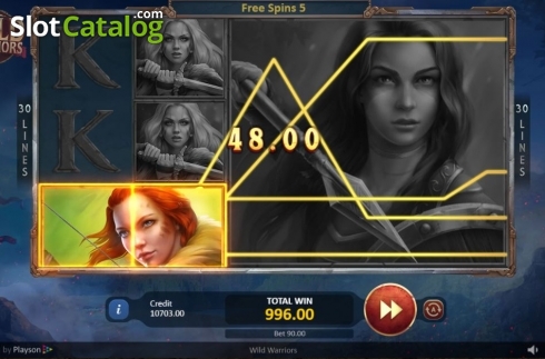 Скрин6. Wild Warriors слот