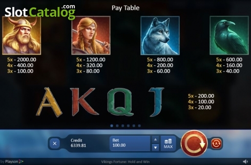Скрин9. Vikings Fortune: Hold and Win слот
