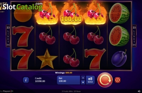 Скрин5. 3 Fruits Win: 10 lines слот
