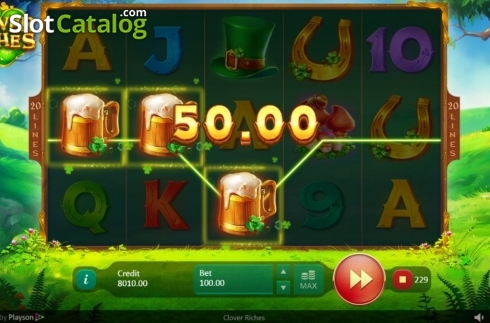 Скрин5. Clover Riches слот