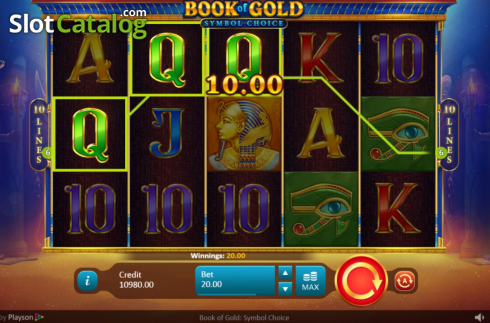 Скрин4. Book of Gold: Symbol Choice слот
