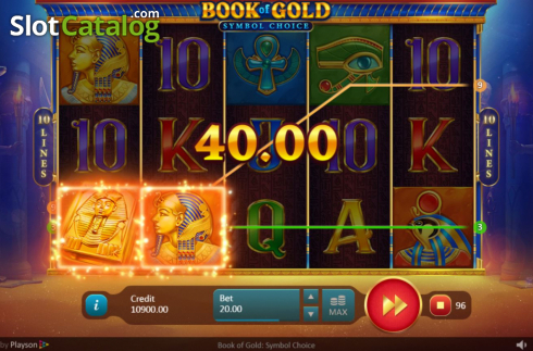 Скрин5. Book of Gold: Symbol Choice слот