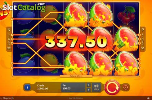 Скрин3. Red Chilli Wins слот