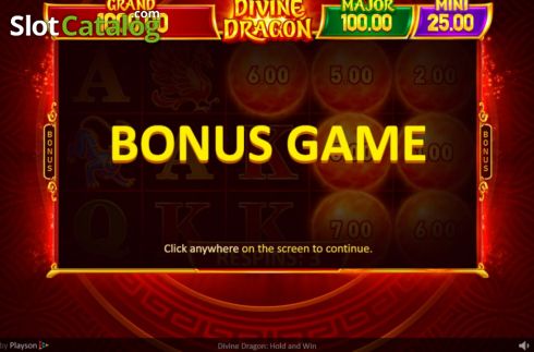 Скрин5. Divine Dragon: Hold and Win слот