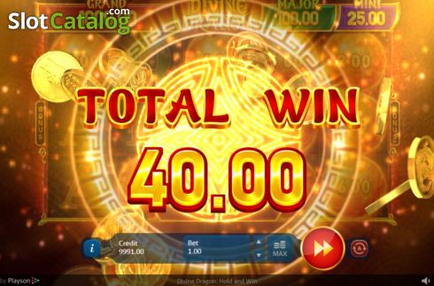 Скрин7. Divine Dragon: Hold and Win слот