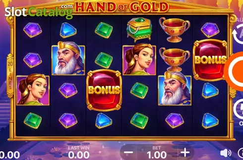 Скрин3. Hand of Gold слот