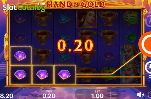Скрин4. Hand of Gold слот
