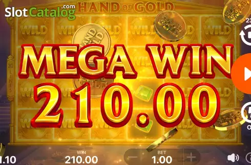 Скрин7. Hand of Gold слот