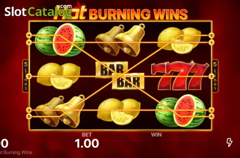 Скрин2. Hot Burning Wins слот