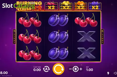 Скрин2. Burning Wins x2 слот