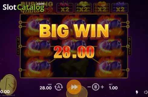 Скрин4. Burning Wins x2 слот