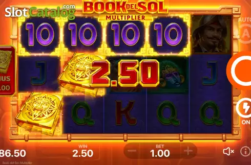 Скрин5. Book del Sol: Multiplier слот