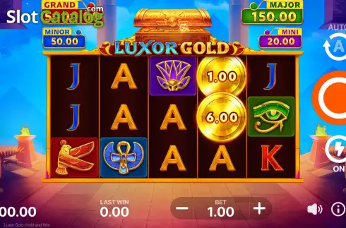 Скрин3. Luxor Gold Hold and Win слот