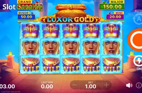 Скрин6. Luxor Gold Hold and Win слот