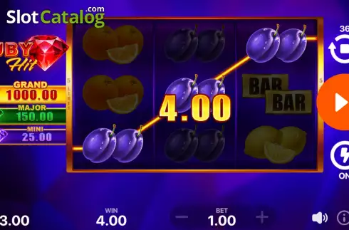 Скрин5. Ruby Hit: Hold and Win слот