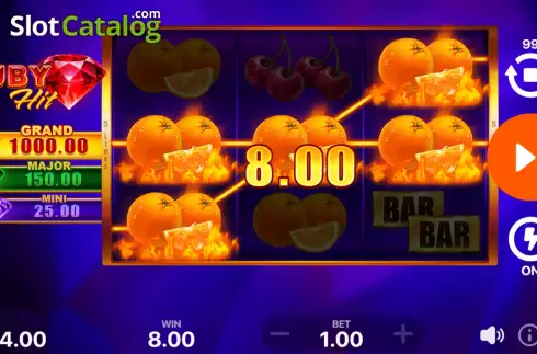 Скрин6. Ruby Hit: Hold and Win слот