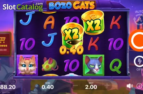 Скрин3. Bozo Cats слот