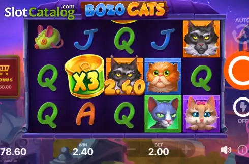 Скрин4. Bozo Cats слот