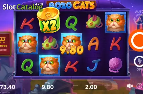 Скрин5. Bozo Cats слот