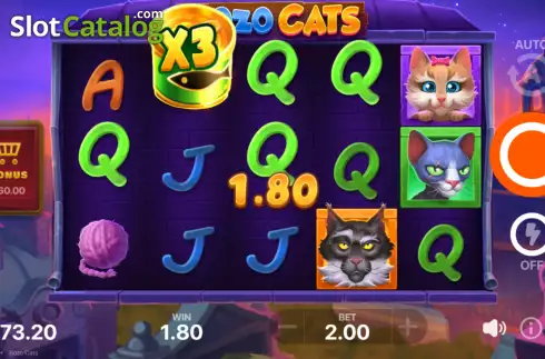 Скрин6. Bozo Cats слот