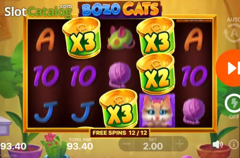 Скрин9. Bozo Cats слот