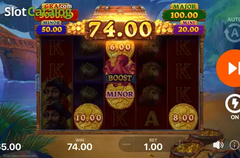 Скрин5. Pirate Chest: Hold and Win слот