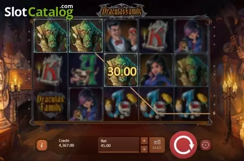 Скрин3. Dracula's Family слот