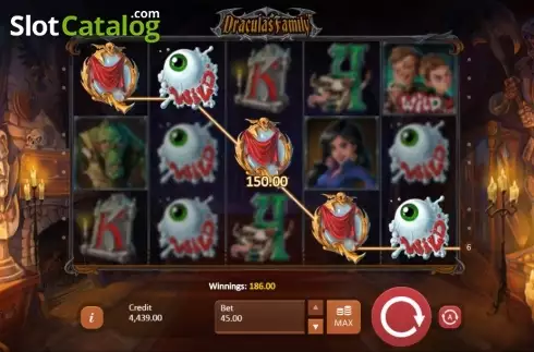 Скрин5. Dracula's Family слот