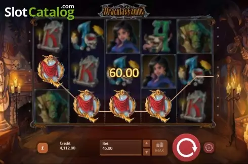 Скрин6. Dracula's Family слот