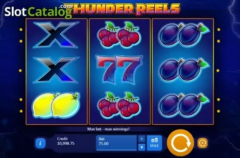 Скрин2. Thunder Reels слот