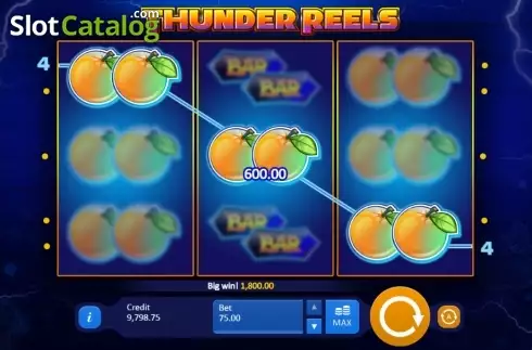 Скрин6. Thunder Reels слот