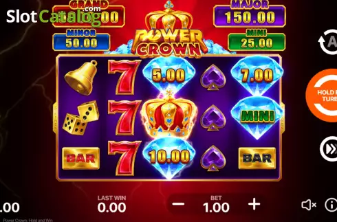 Скрин2. Power Crown: Hold and Win слот