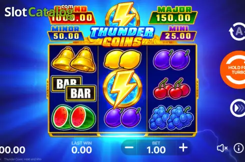 Скрин2. Thunder Coins (Playson) слот